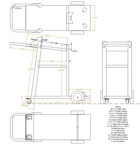 Welding cart Mig Welder Cart, Welding Trolley, Welding Cart Plans, Officine In Garage, Welding Idea, Welding Certification, Shielded Metal Arc Welding, Welding Training, Workshop Garage