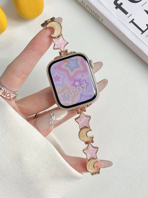 Pearl Apple Watch Band Woman - Silver / 42/44 Unicorn Iphone Case, Apple Watch Bands Women, Apple Watch 3, Kawaii Bags, Kawaii Backpack, Apple Watch Se, Kawaii Pens, Apple Watch 42mm, Iphone Cases Cute