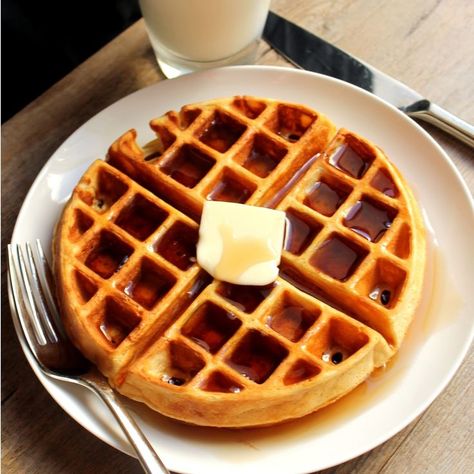 Greek Yogurt Waffles #breakfast #waffles Greek Yogurt Waffles, Yogurt Waffles, Easy Dinners For Kids, The Stay At Home Chef, Stay At Home Chef, Waffle Ingredients, Breakfast Waffles, Waffle Recipes, Pancakes And Waffles