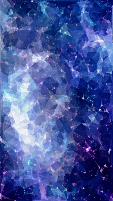 Crystal Texture Pattern, Blue Galaxy Aesthetic, Galaxy Texture, Wallpapers Galaxy, Polygon Background, Crystal Texture, Creative Backdrops, Nice Designs, Galaxy Pattern