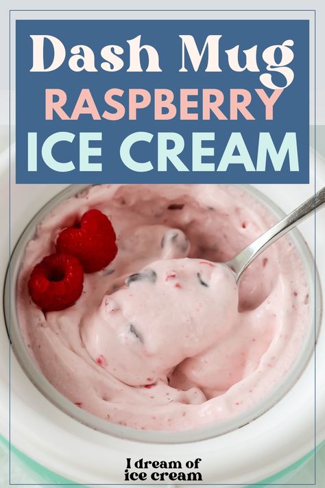 If you love raspberry chocolate chip ice cream, you have to try making it in the Dash ice cream maker! The My Mug machine makes small batch soft serve, complete with real raspberries and chocolate chips. Dash My Mug Ice Cream Maker Recipes, My Mug Ice Cream Maker Recipes, Dash Ice Cream Mug Recipes, Dash Ice Cream Maker, Ice Cream Maker Machine, Raspberry Chocolate Chip, Ice Cream Recipes Machine, Sorbet Ice Cream, Gelato Recipe