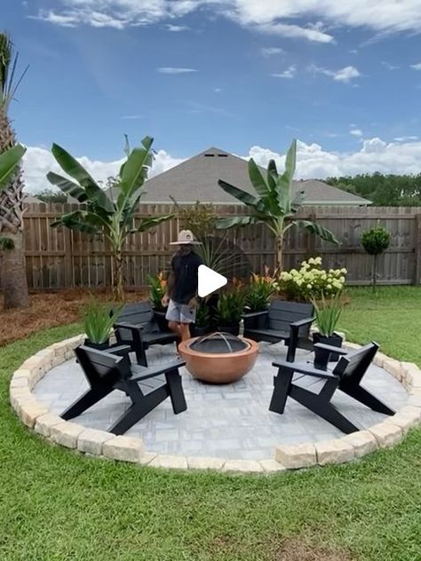 Donnie Galli on Instagram: "Is it CHEAPER to DIY a PAVER fire pit AREA or to HIRE a contractor? (Full video) #diy #homedecor #project #backyard #backyardproject #firepit #home" Above Ground Fire Pit Ideas Backyard, Fire Pit Near Pool Area, Diy Fire Pit Ideas Backyard, Fire Pit Area Ideas Backyard, Diy Firepits Backyard, Fire Pit Near Pool, Fire Pit Ideas Backyard On A Budget, Firepits Backyard Diy, Above Ground Fire Pit