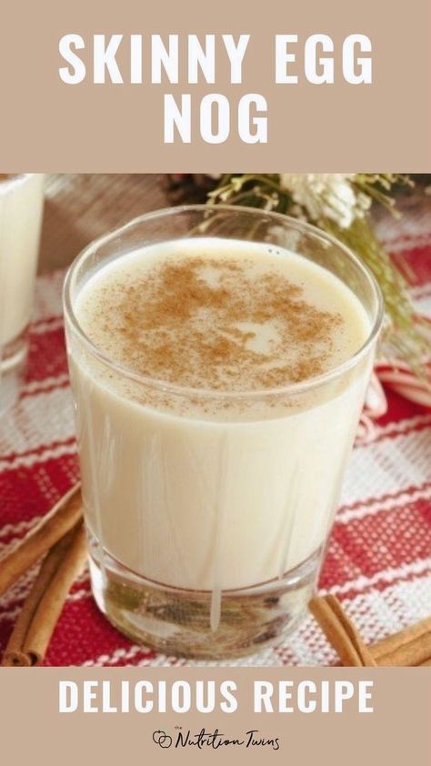 The holidays mean Egg Nog! Now we know you are probably thinking that egg nog is so fattening and full of calories! But never fear– we’ve got a healthy, lightened up egg nog recipe to share! Indulge in this delish and easy egg nog recipe today! Healthy Eggnog Recipe, Almond Milk Egg Nog, Egg Nog Recipe, Eggnog Drinks, Eggnog Recipe Homemade, Homemade Eggnog, Healthy Eating Diets, Healthy Eggs, Eggnog Recipe