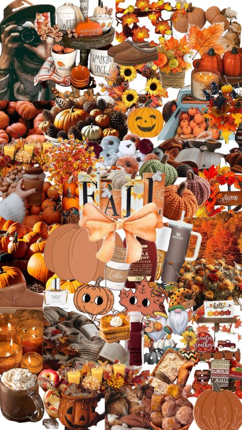 Fall collage Fall Calloge, Thanksgiving Wallpaper Collage, Fall Pic Collage, Thanksgiving Collage, Fall Collage, Thanksgiving Wallpaper, Collage Background, Fall Wallpaper, Paper Collage