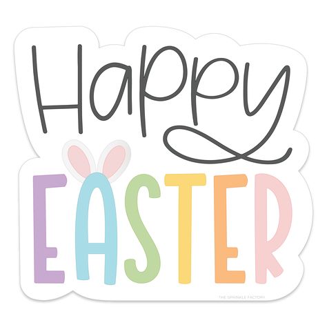 Happy Easter Preview Birthday Email, Easter Cookie, Edible Printer, Easter Stickers, Edible Printing, Happy Easter Bunny, Edible Images, Stl Files, Easter Cookies