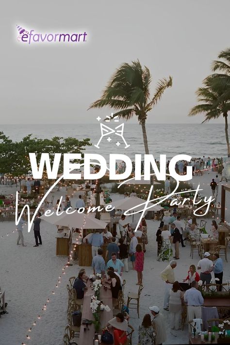 Kick off your wedding weekend with an amazing welcome party! Check our newest blog for the Dos and Don'ts of your pre-wedding celebration! 🎉👰🏻‍♀️🤵🏽‍♂��️🎉#WelcomeParty #WeddingInspo #DestinationWedding #Brides #2023Bride #2024Bride Read The Blog Welcome Cocktail, Party Etiquette, Metal Wedding Arch, Sequin Backdrop, Paper Cocktail Napkins, Welcome Party, Pre Wedding Party, Beach Themed Party, Dos And Don'ts