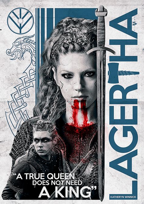 Lagertha Character Poster on Behance Lagertha Poster, Thomas Jane Punisher, Vikings Poster, Woman Viking, Viking Poster, Modern Jive, History Chanel, Lagertha Vikings, Hitman Absolution