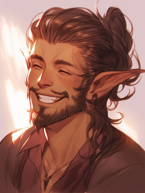 Half Elf Character Design, Elf Dnd Character Male, Eladrin Elf Male, Teifling Male Character Art, Half Elf Barbarian, Dnd Half Elf Male, Half Elf Male Character Design, Dnd Fighter Art, Halfling Character Art Male