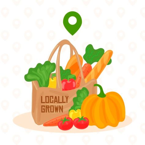 Support local farmers concept Free Vecto... | Free Vector #Freepik #freevector #business #agriculture #help #support No Farmers No Food Logo, Farmers Market Advertisement, Support Farmers Shirt, Support Your Local Farmer Shirt, Support Your Local Farmer, Support Local Farmers, Locally Grown, Local Business, Support Local