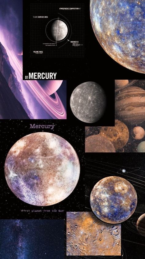 Mercury Wallpaper Planet, Mercury Aesthetic Wallpaper, Mercury Planet Aesthetic, Mercury Aesthetic, Mercury Wallpaper, Mercury Planet, Space Phone Wallpaper, Astronaut Wallpaper, Planets Wallpaper