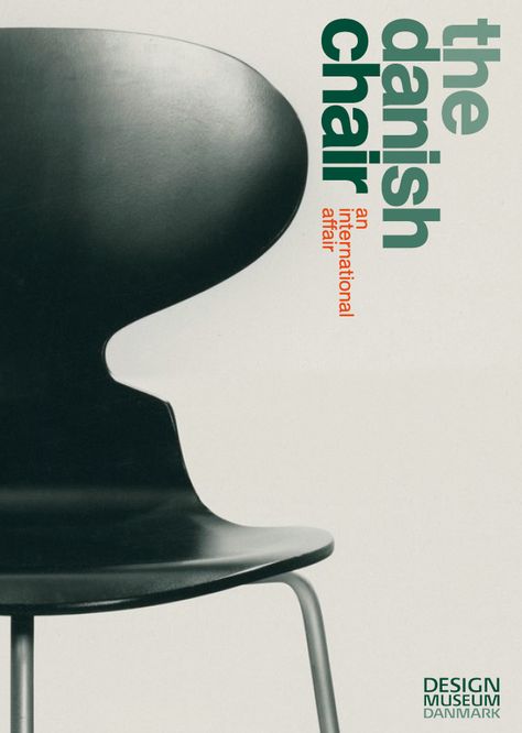 Chair Poster, Danish Design Chair, Furniture Magazine, Ant Chair, Furniture Graphic, Adobe Photoshop Design, Danish Chair, 타이포그래피 포스터 디자인, Grafic Design