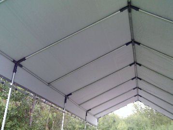 ☀☀►Make-Your-Own 35' to 40' RV Portable Carport Shelter kit - Keep Your RV New! Carport Tent, Rv Shelter, Portable Carport, Diy Gazebo, Carport Plans, Portable Gazebo, Carport Canopy, Portable Garage, Car Shelter