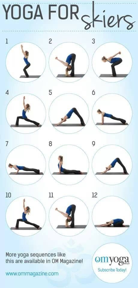 Yoga for Skiers Skiing Workout, Ski Fit, Skiing Training, Poses For Beginners, Ski Racing, Ski Outfit, Easy Yoga Workouts, Ski Season, Yoga Poses For Beginners