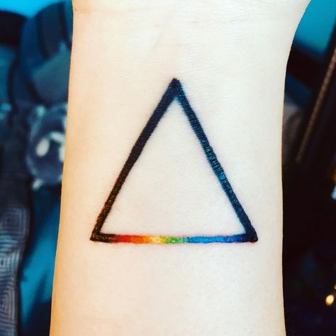 Krysta Parisi’s Instagram profile post: “It’s all about balance. Finally got my #pride tattoo done while I was in #Vegas for #clexacon2019 Been thinking about this one for a…” Pride Tattoo Minimalist, Gay Pride Tattoos, Equality Tattoos, Queer Aesthetic, Pride Ideas, Lgbt Tattoo, Pride Aesthetic, Inspiring Tattoos, Pride Symbol