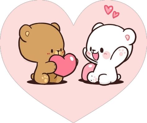 Milk And Mocha Bear Love, Milk And Mocha, Miss You Too, I Love You Means, Milk & Mocha, Love You Images, Dear Future, Cute Love Cartoons, Cute Love Pictures