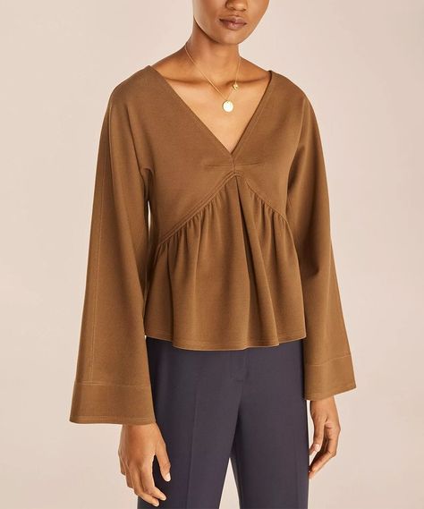 Discover great products at the best prices at Dealmoon. Rebecca Taylor Dark Olive Long-Sleeve Trapeze Top - Women. Price:$39.99 at Zulily Trapeze Top, Rebecca Taylor, Coupon Codes, Clothes For Sale, Shopping Outfit, Womens Tops, Clothes For Women, Long Sleeve