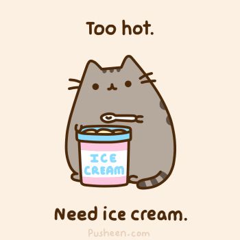 No ice cream any time Pusheen Love, Pusheen Cute, Cream Cat, Pusheen Cat, Nyan Cat, Image Chat, Kawaii Cat, Fat Cats, Grumpy Cat