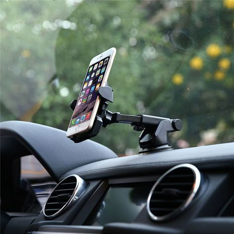 Universal Car Phone Holder #car, #holder, #PhoneAccessories Cute Car Phone Holder, Car Stuff Accessories, Best Car Phone Holder, Car Thoughts, Car Decoration Ideas, Phone Car Holder, Iphone Car Holder, Christmas Car Decorations, Solar Powered Cars