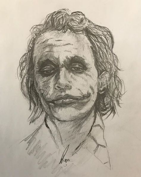 The Joker #sketch #joker #heath #ledger The Joker Sketch, Sketch Joker, Portrait Easy, Joker Sketch, Joker Drawing, Joker Heath Ledger, Joker Clown, Joker Drawings, Cosmos Art