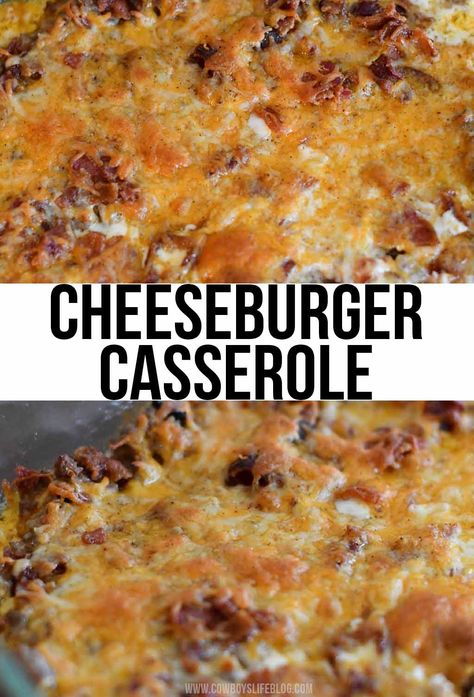 Keto Cheeseburger Casserole #casserole #beefcasserole #keto #ketodinner Keto Cheeseburger Casserole, Low Carb Cheeseburger, Low Carb Cheeseburger Casserole, Cheeseburger Casserole Recipe, Keto Cheeseburger, Bacon Cheeseburger Casserole, Easy Ground Beef, Egg Diet Plan, Low Carb Low Fat Recipes