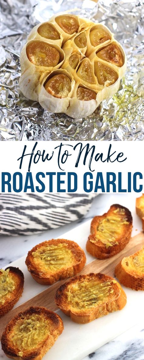 Savory Quick Bread, Roasted Garlic Bread, Roasted Garlic Recipe, Roasting Garlic In Oven, Garlic Spread, Roasted Garlic Cloves, Homemade Garlic Bread, Garlic Bread Recipe, Baked Garlic