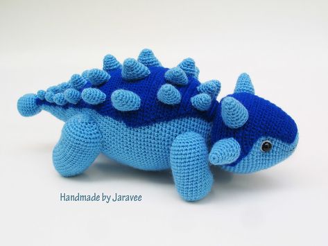 Ankylosaurus | Jaravee | Flickr Ankylosaurus Crochet, Crochet Ankylosaurus, Crochet Ankylosaurus Pattern Free, Crochet Dinosaur Pattern Free, Crochet Dinosaur Patterns, Crochet Dinosaur, Crochet Dragon, Dinosaur Pattern, Dragon Pattern