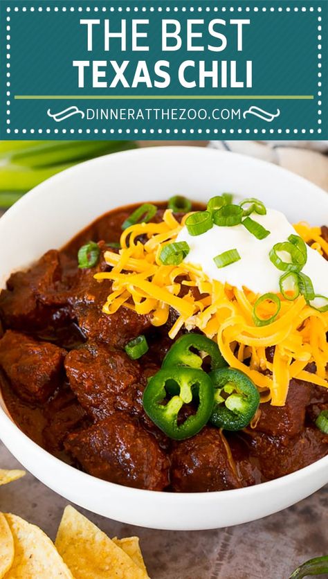 Texas Chili Chili No Beans, Texas Chili Recipe, Hearty Stew, Texas Chili, Eat Beef, Bean Chili, Beef Stew Meat, Beef Chili, Stew Meat