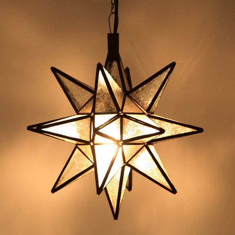 Mexican Star Lights, Vienna Girls, Star Light Fixture, Moravian Star Light, House In The Clouds, Star Pendant Lighting, Antique Mirror Glass, Star Lanterns, Moroccan Lamp