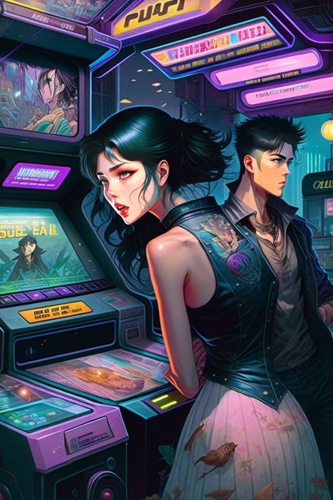 Cyberpunk Casino, Arcade Video Games, Cyberpunk Anime, Video Poker, Slot Machine, Arcade Games, Cyberpunk, Card Games, Las Vegas