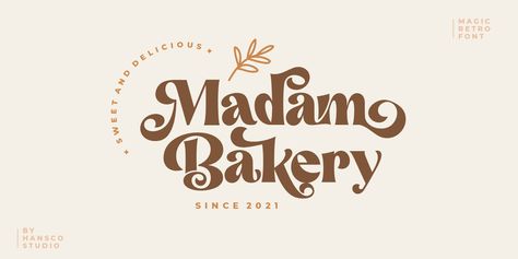 Magic Retro Font | Webfont & Desktop | MyFonts Bakery Font, Retro Serif Font, Old School Fonts, Popular Free Fonts, Free Commercial Fonts, Free Typeface, Business Fonts, Classic Fonts, Popular Fonts