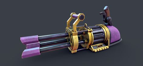 Arcane Jinx Minigun: Full Tutorial Series Making a Game Ready Asset - BlenderNation Minigun Design, Minigun Drawing, Arcane Props, Cosplay Jinx, Arcane Cosplay, Cosplay League Of Legends, Jinx Cosplay, Arcane Jinx, Props Concept