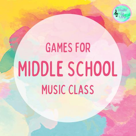 Middle School Music Lessons, Middle School Music Games, Junior High Classroom, Music Class Games, Music Vocabulary, Teacher Comments, Music Class Activities, Middle School Music, High School Activities