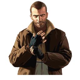 Niko Bellic, Grand Theft Auto 4, Grand Theft Auto Artwork, Grand Theft Auto Series, Gta 4, Gta 6, Graphic Design Images, Png Logo, Cartoon Image