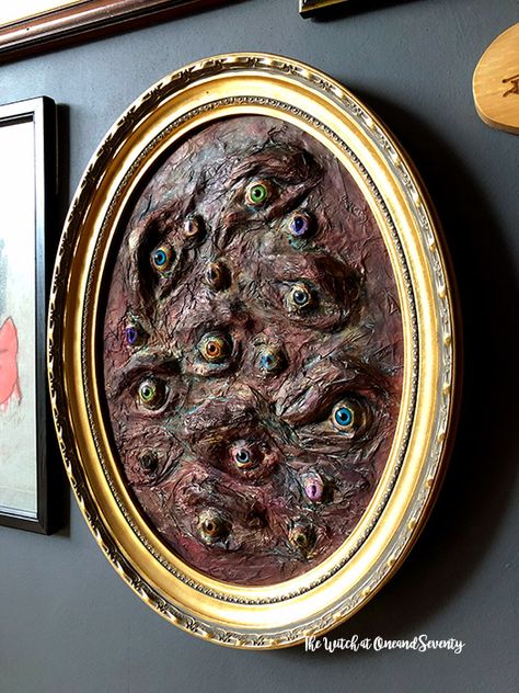 Creepy Eye Art, Halloween Party Decorations Diy, Creepy Artwork, Eyes Pictures, Eyes Craft, Party Decorations Diy, Moldes Halloween, Halloween Party Decor Diy, Creepy Eyes