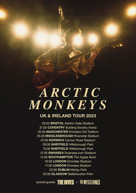 Arctic Monkeys Southampton, Arctic Monkeys The Car Tour Poster, Ireland Tours, Car Tour, Music Help, Artic Monkeys, Bad Habit, Tour Posters, Alex Turner