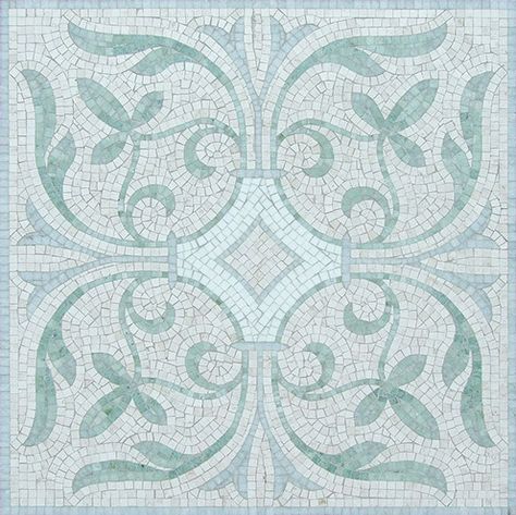 Flower Print Pattern, Mosaic Flooring, Mother Pearl, Mosaic Patterns, Mosaic Art, Flower Prints, Contemporary Rug, Print Patterns, Mosaic