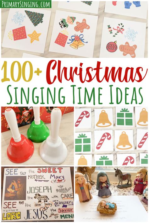 Primary Singing Time Christmas, Jr Primary Singing Time Ideas, Christmas Primary Singing Time, Christmas Singing Time Primary, Christmas Singing Time, Christmas Music Activities, Lds Primary Chorister Ideas, Christmas Primary, Christmas Concert Ideas