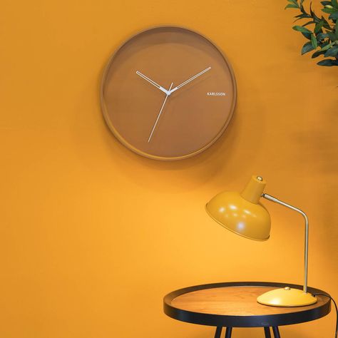 Caramel Brown, Clock Design, Aa Battery, Up To Date, Always Be, Different Colors, Beautiful Design, Home Accessories, Wall Clock