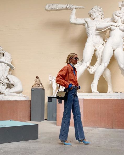 Hanna Stefansson on Instagram: “Rudolph Tegners Museum ⛲️ Photo by @alicej.se” Hanna Stefansson, Color Trends, Instagram Feed, Briefs, Mom Jeans, Trench Coat, Fashion Inspo, Women Wear, Street Style