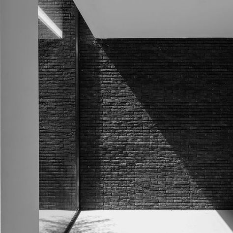 . VHVH Residence | Basel | Claessens Architecten . Black Brick Wall, Brick Interior, Brick Cladding, Brick Decor, Grey Brick, Masonry Wall, Black Brick, Brick Architecture, Van Damme