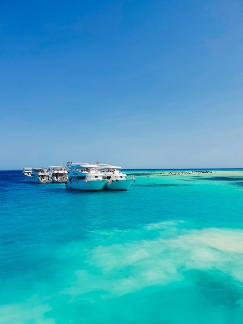 White Island in middle of blue shades of Red Sea Egypt White Island Egypt, Egypt Red Sea, Red Sea Egypt, Egypt Aesthetic, White Island, Pool Landscape, Marsa Alam, Pool Landscape Design, Visit Egypt