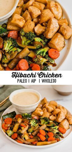 Lazy Whole 30, Anti Inflammation Diet Chicken Recipes, High Protein Aip Meals, Aip Dinner Ideas, Hoshimotos Diet Recipes, Healthy Hibachi Recipes, High Protein Aip, Easy Aip Meals, Anti Inflammation Recipes Dinner