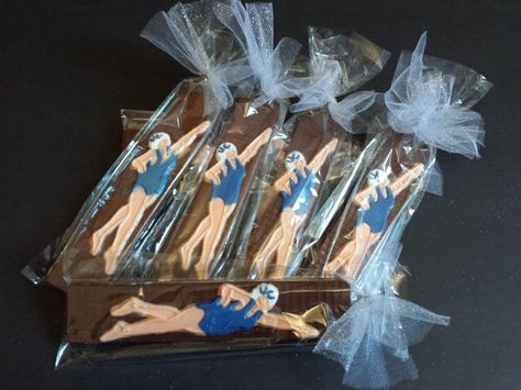 Team Treats, Swimming Party, Swim Practice, Swim Mom, Swim Gifts, Chocolate Lollipops, Chocolate Candy Bar, Chocolate Covered Pretzels, Swim Team