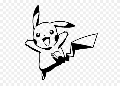 Pikachu Stencil, Pikachu Black And White, Pikachu Png, Pikachu Svg, Black And White Pfp, White Pfp, Png Black And White, Pumpkin Stencil, Laser Marking