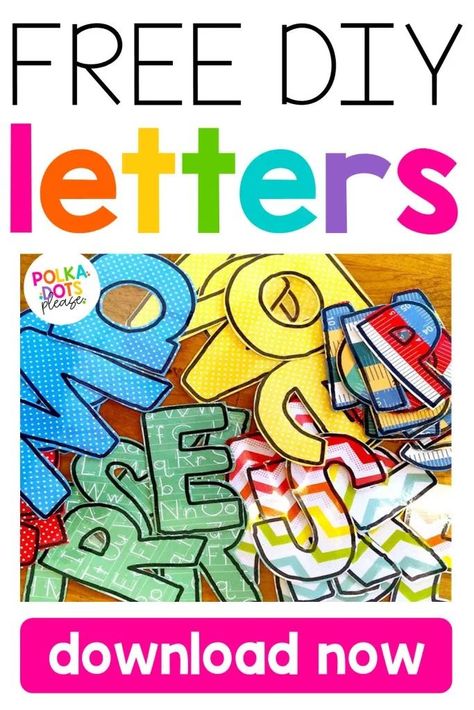 Blank bulletin board getting you down? Make DIY bulletin board letters in as easy as 6 steps! It’s super affordable too– win, win! Bulletin Board Letters Free Printables, Free Bulletin Board Letters, Diy Bulletin Board, Font Branding, How To Make Letters, Giant Letters, Font Ideas, Diy Letters, Best Free Fonts