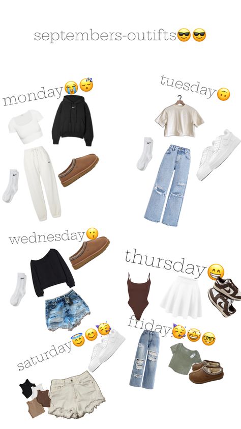 College Outfits Classy Simple, Outfits For September, Monday Outfits, Outfits To Wear To School, Monday Outfit, Outfits Fo, Victoria Secret Perfume, Trendy Outfits For Teens, Outfits To Wear