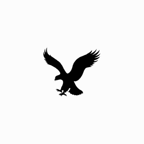 Minimal Eagle Tattoo, Gym Tshirt Design, American Eagle Logo, Eagle Icon, Icon Tattoo, Gym Tshirt, Lions Photos, Happy Birthday Design, Black Eagle