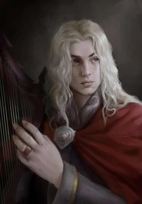 Rheagar Targaryen, Rhaegar And Lyanna, Rhaegar Targaryen, Daenerys Targaryen Art, Targaryen Art, Asoiaf Art, Character Inspiration Male, Targaryen Aesthetic, Characters Inspiration Drawing