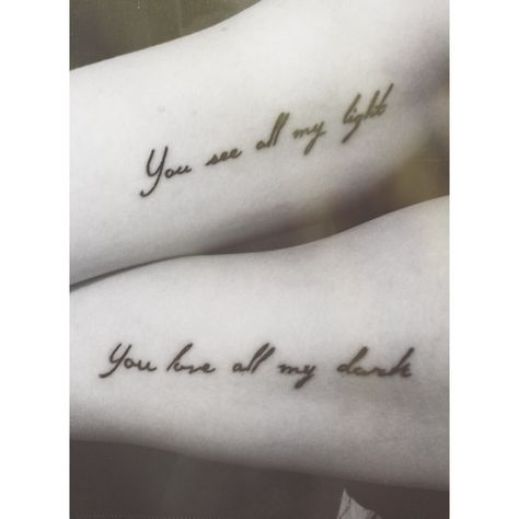 Friend Sister Tattoos, Sister Tattoo Quotes, Best Friend Sister Tattoos, Sister Tattoos Quotes, Tattoos Best Friends, Law Tattoo, Sister Tattoo, Best Friends Sister, Omerta Tattoo