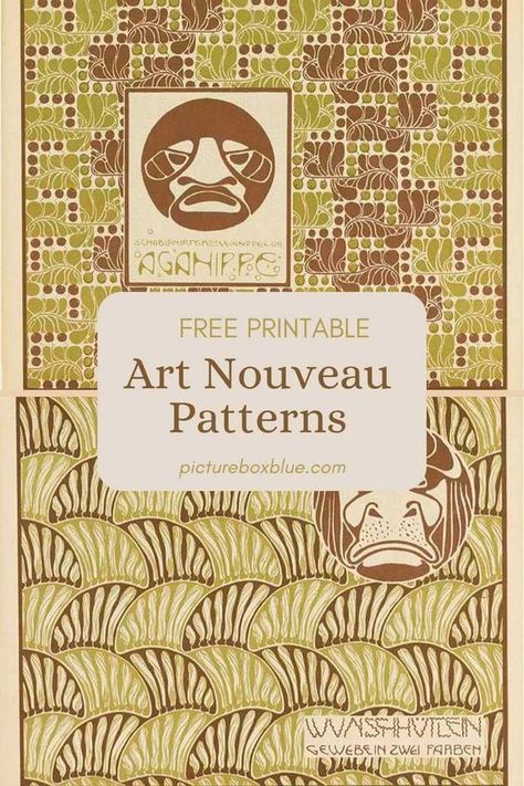 Discover Koloman Moser’s stunning Art Nouveau retro patterns from Die Quelle, now copyright-free and in the public domain. Download these beautiful vintage graphics for free and use them in your next craft or home decor project. 1960s Art Nouveau, Art Nouveau Knitting Pattern, Vintage Pattern Illustration, Art Nuevo Pattern, Art Nouveau Quilt Patterns, Simple Art Nouveau Pattern, Art Nouveau Mood Board, Art Nouveau Print, Art Deco Illustration Graphics